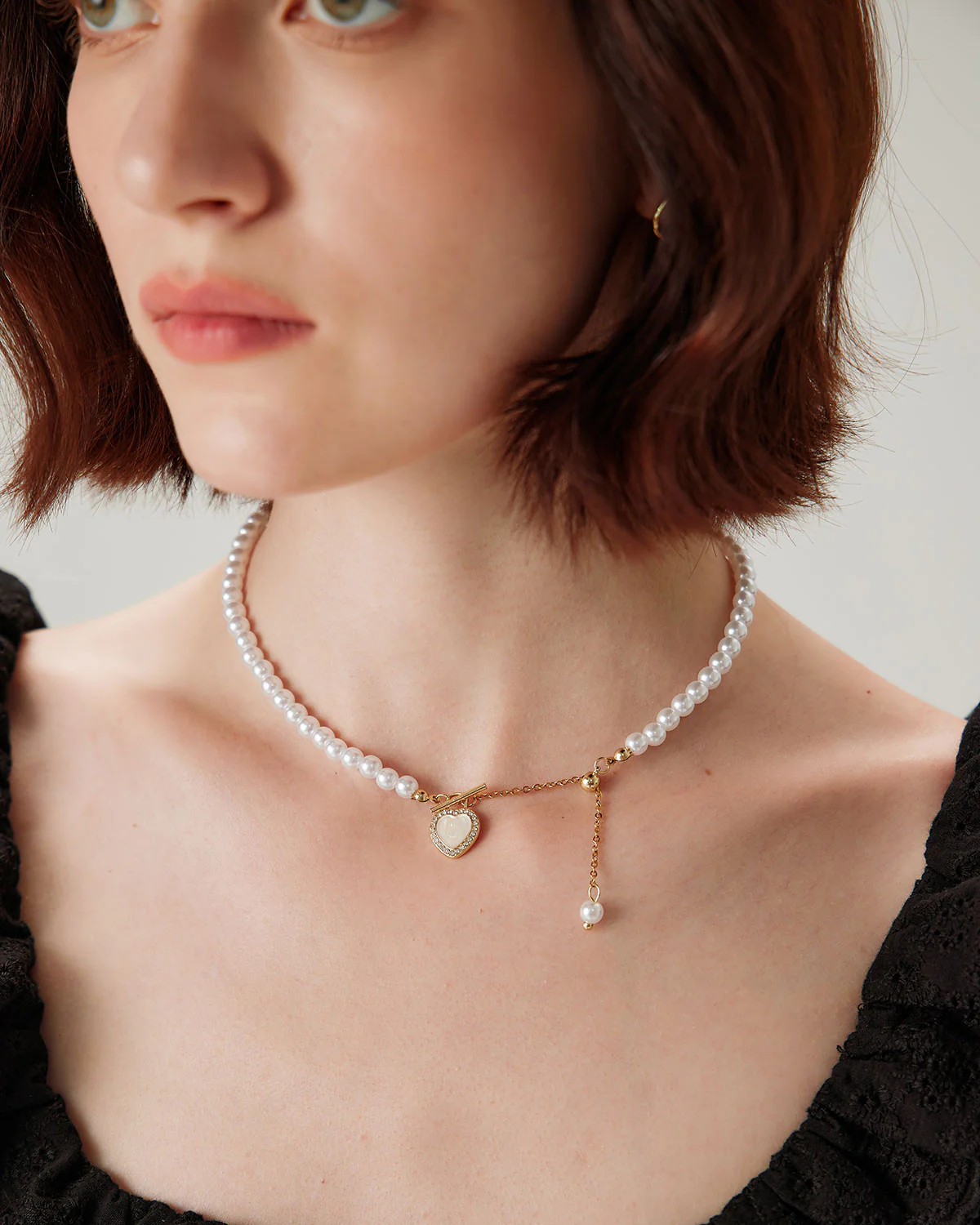 Alloy Pearl Necklace - Image 2