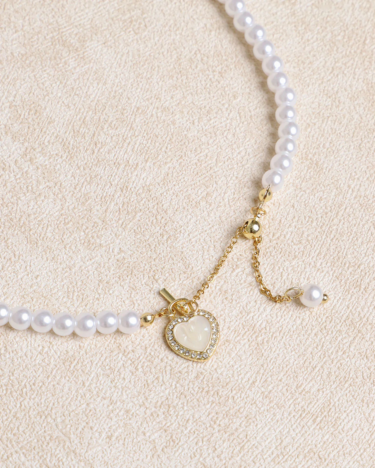 Alloy Pearl Necklace - Image 4