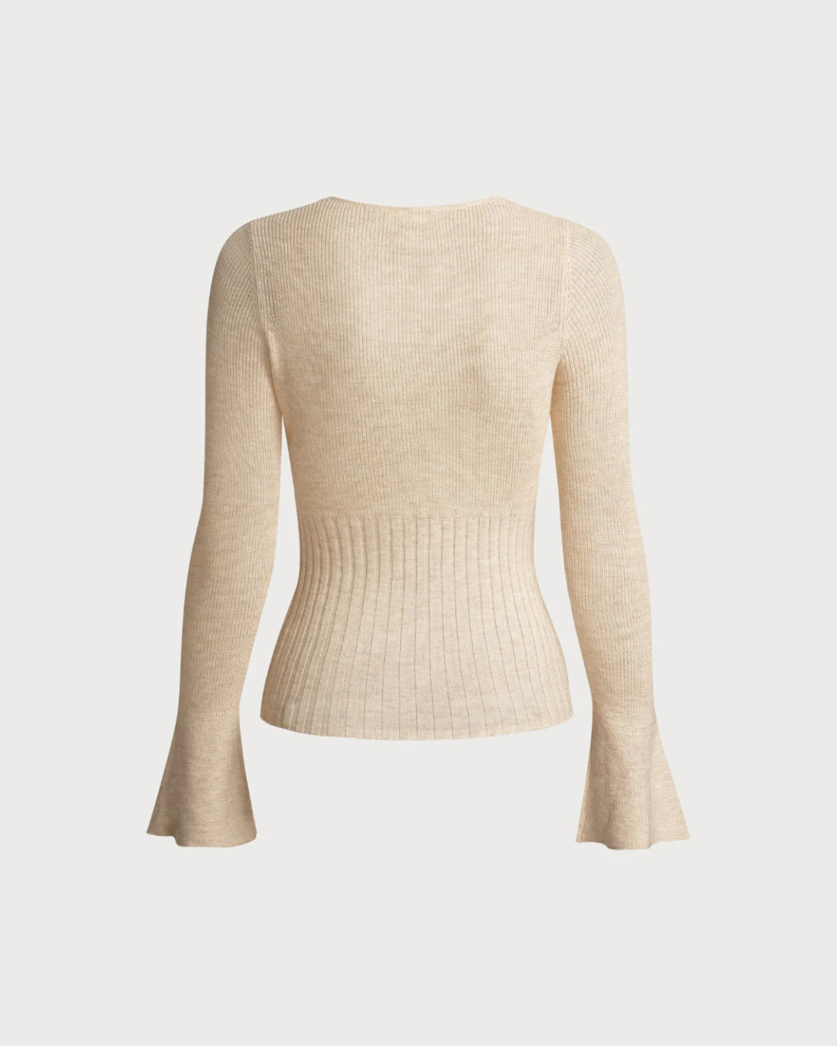 Apricot Bell Sleeve Knit Tee - Image 7
