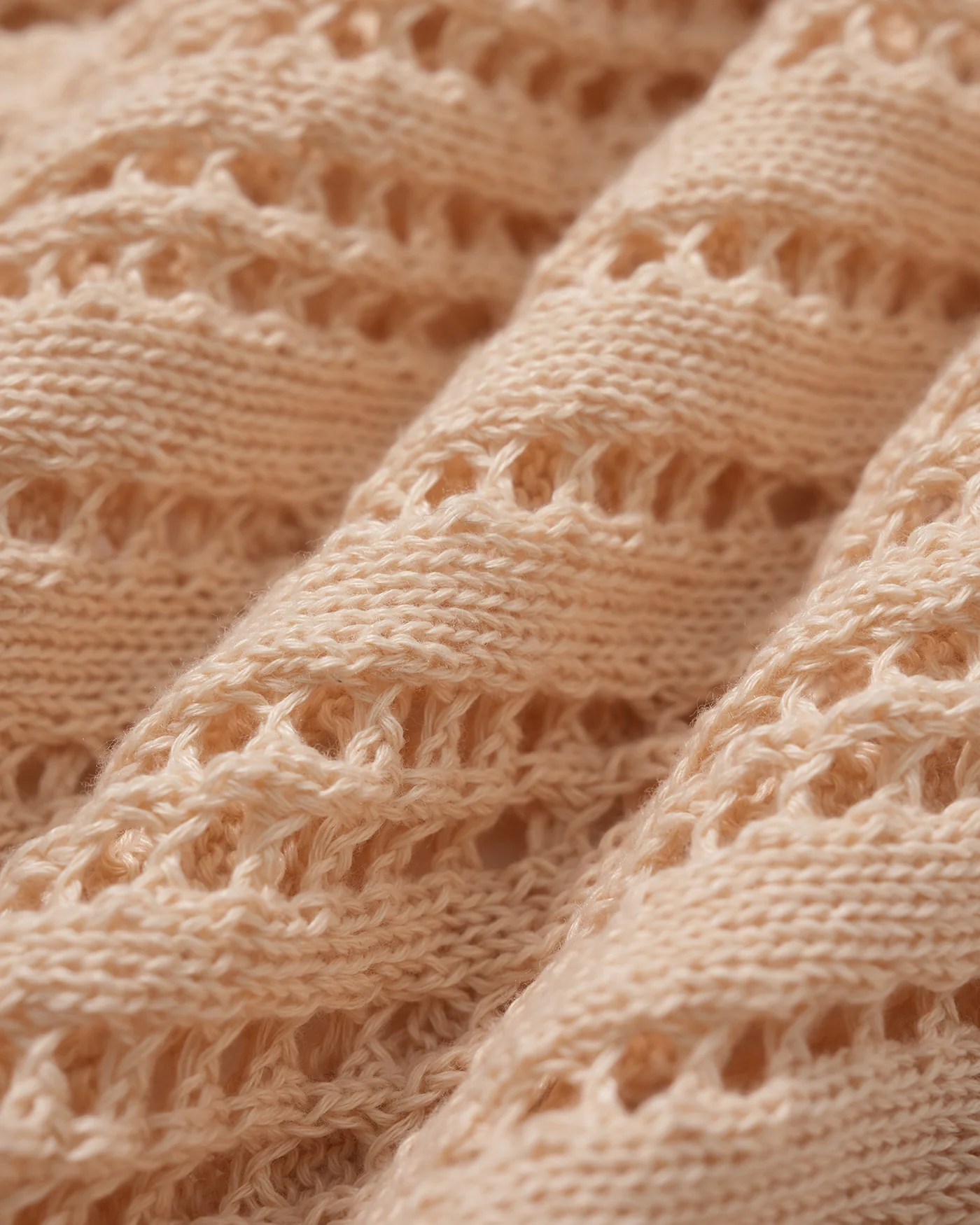 Apricot Crochet Swimsuit Cover-Up - Image 8