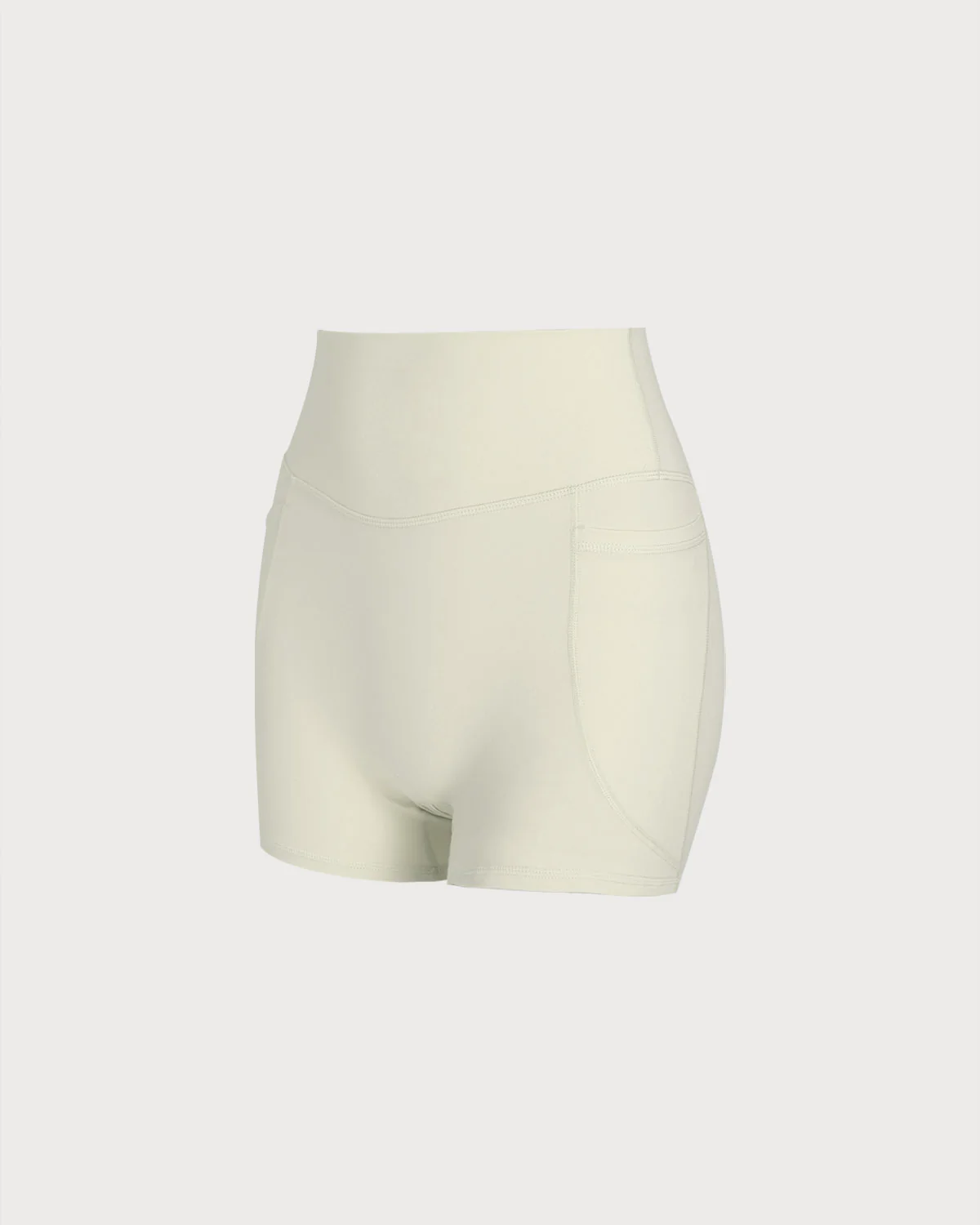 Apricot Pocket High Waisted Yoga Shorts - Image 5