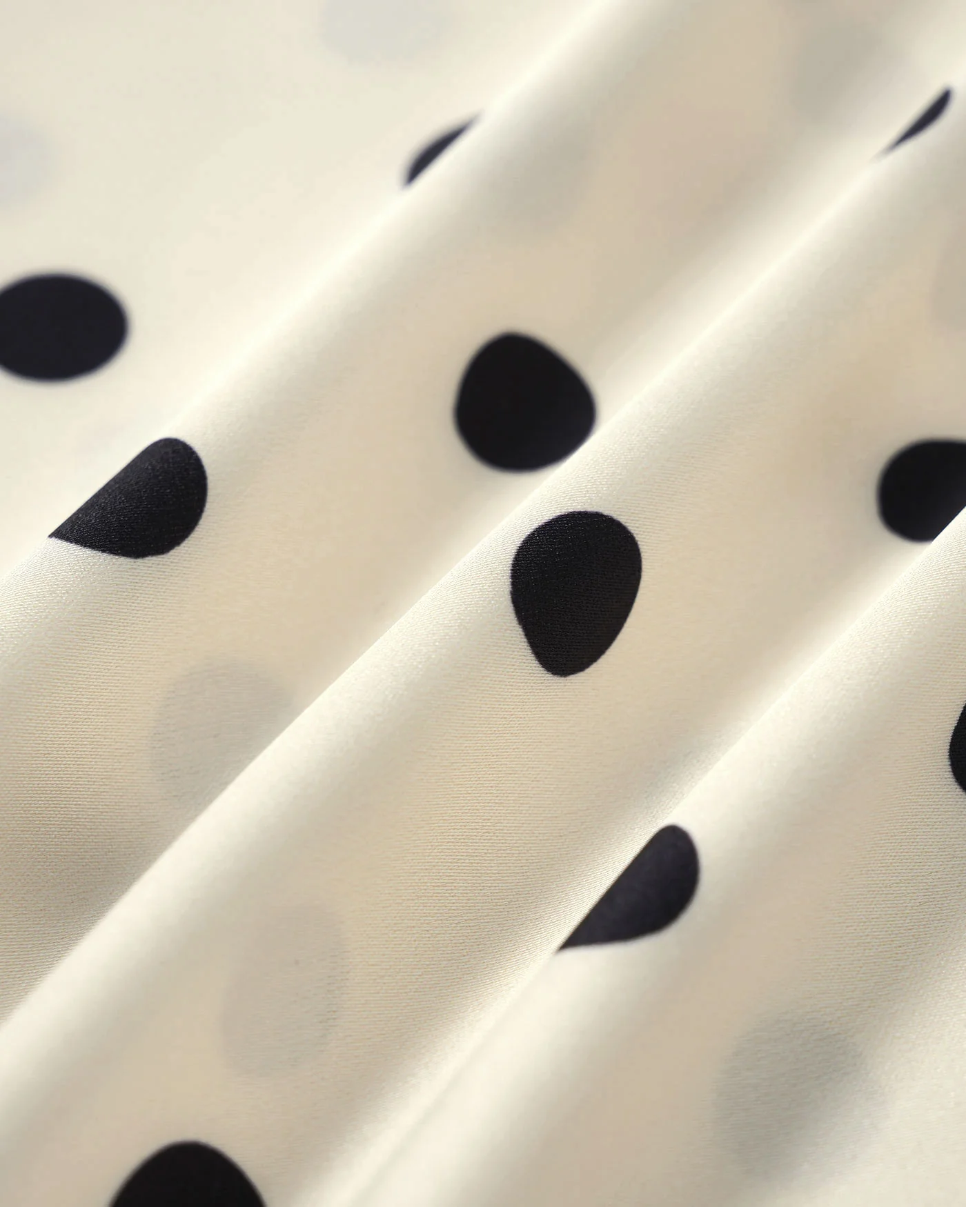 Apricot Polka Dot Lace Maxi Dress - Image 8
