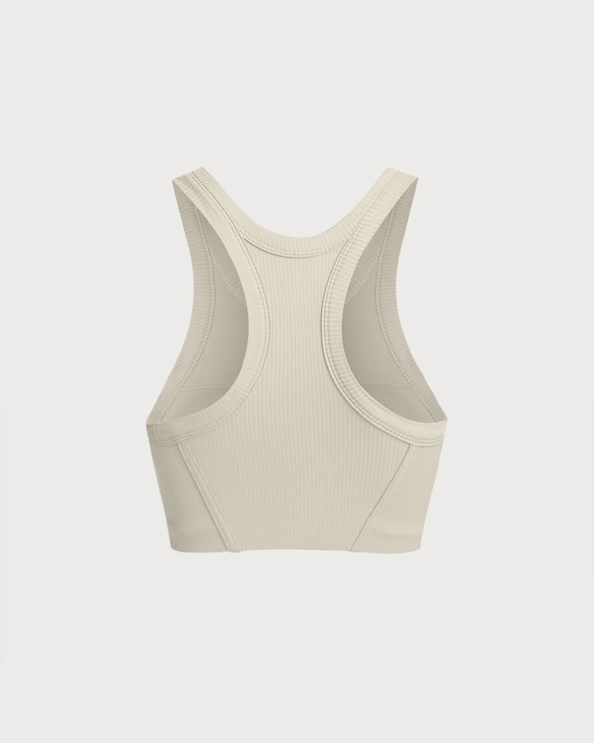 Beige I-back Yoga Tank Top - Image 7