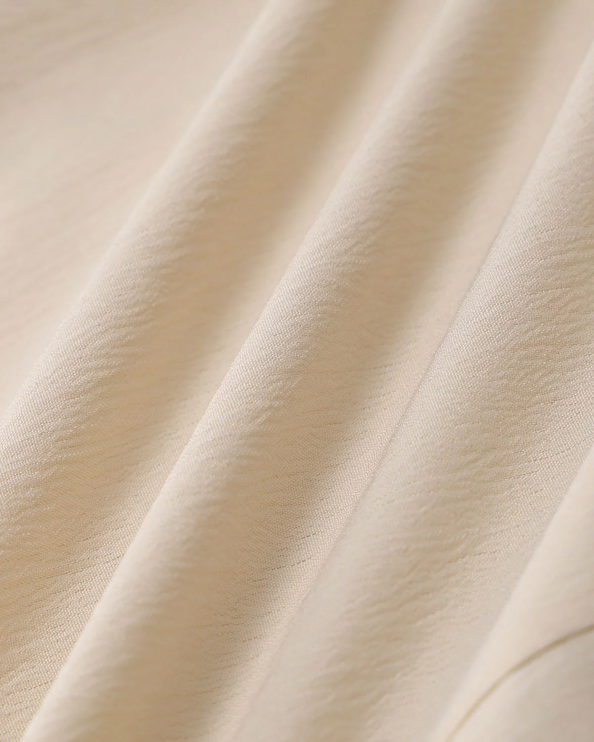 Beige V Neck Pleated Button Blouse - Image 7