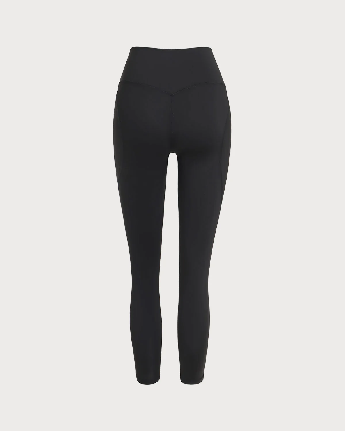 Black High Stretch Yoga Leggings - Image 6