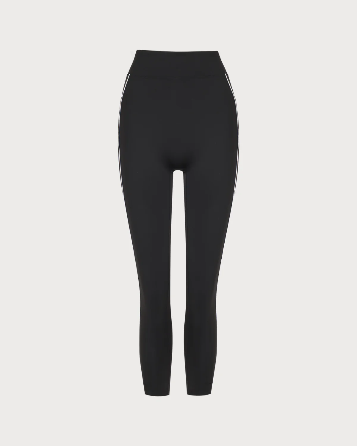Black High Waisted Yoga Leggings - Image 6