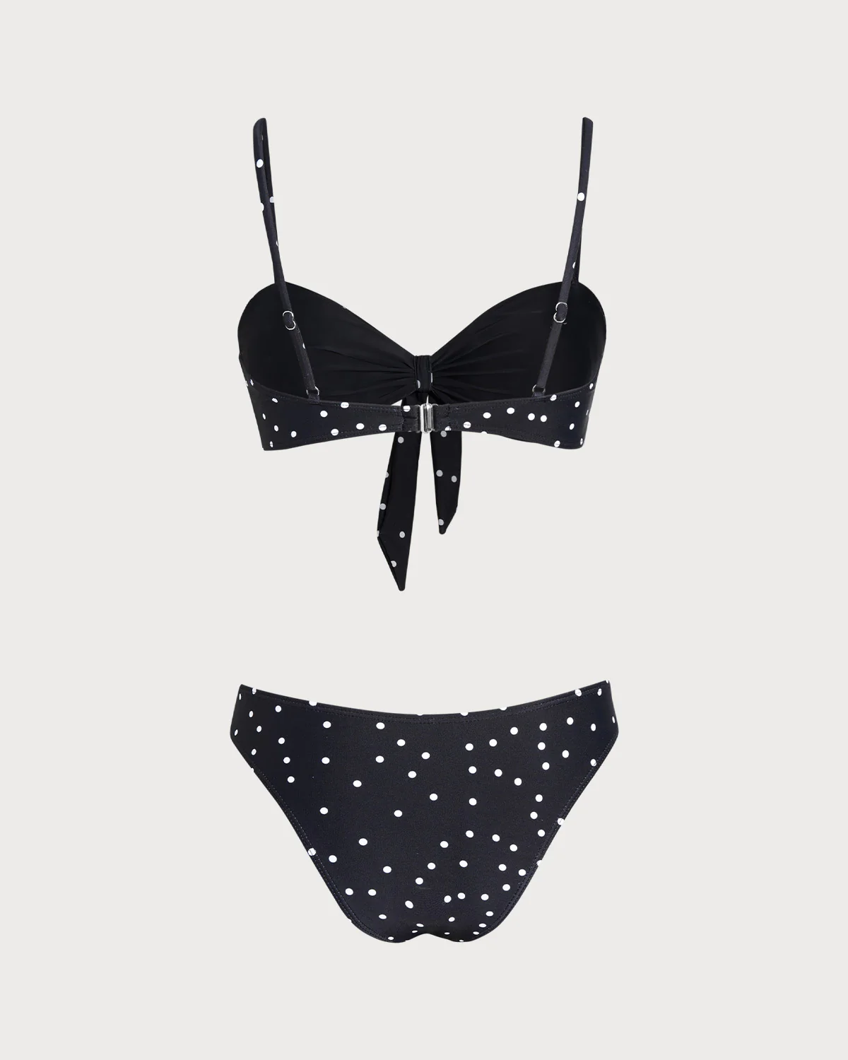 Black Polka Dot Bikini Sets - Image 3