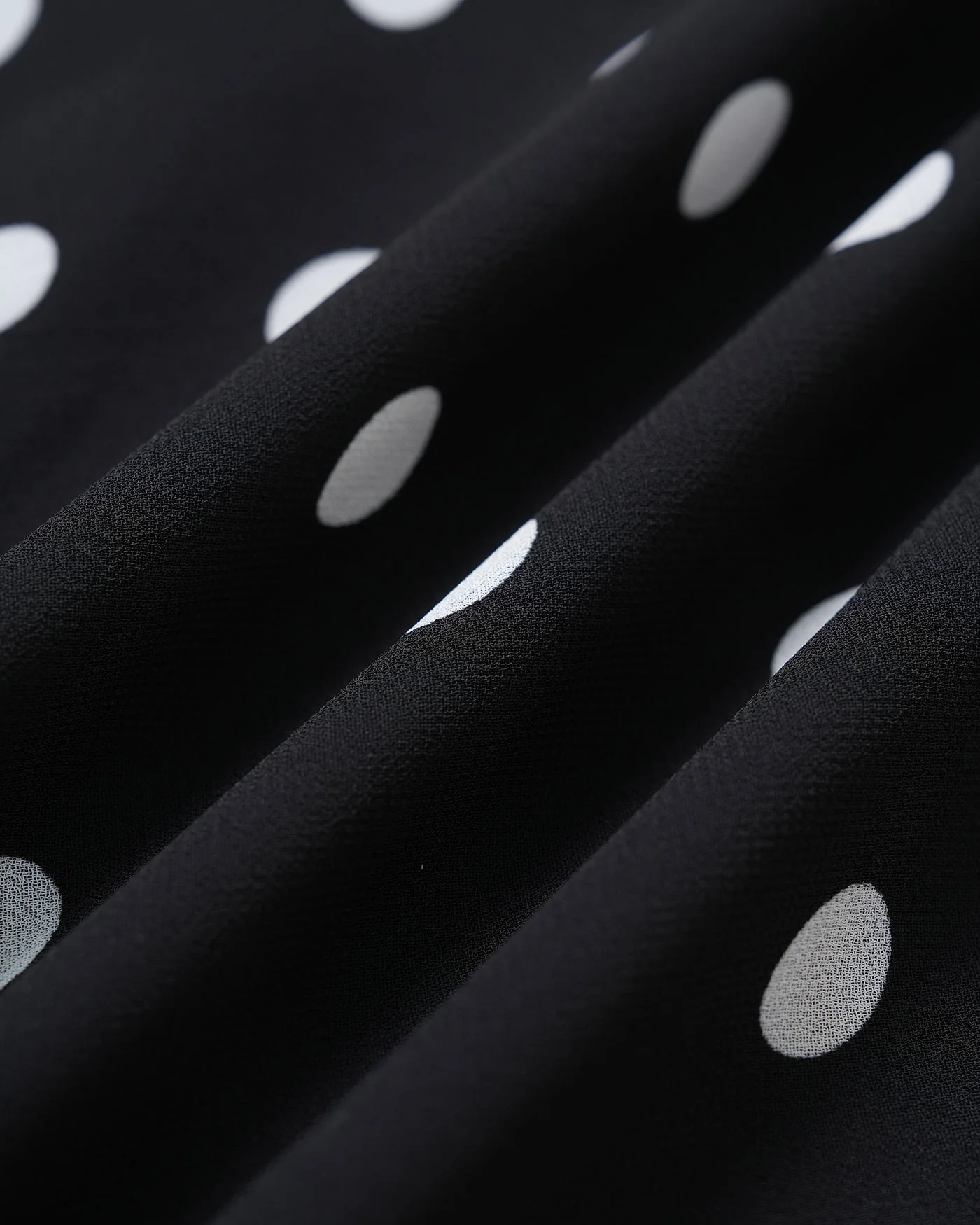 Black Polka Dot Slip Maxi Dress - Image 9