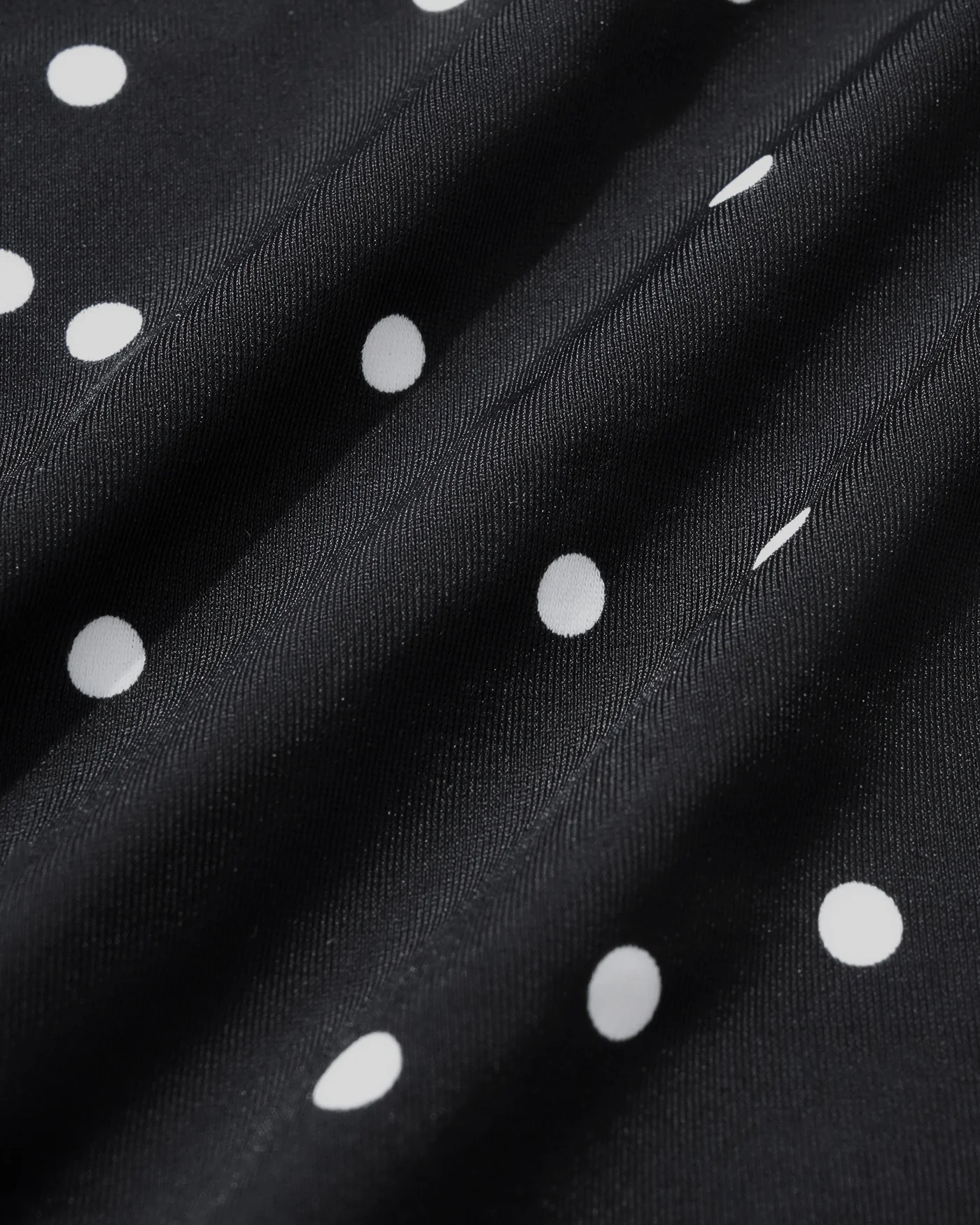 Black Polka Dots One Piece Swimwear - Image 4