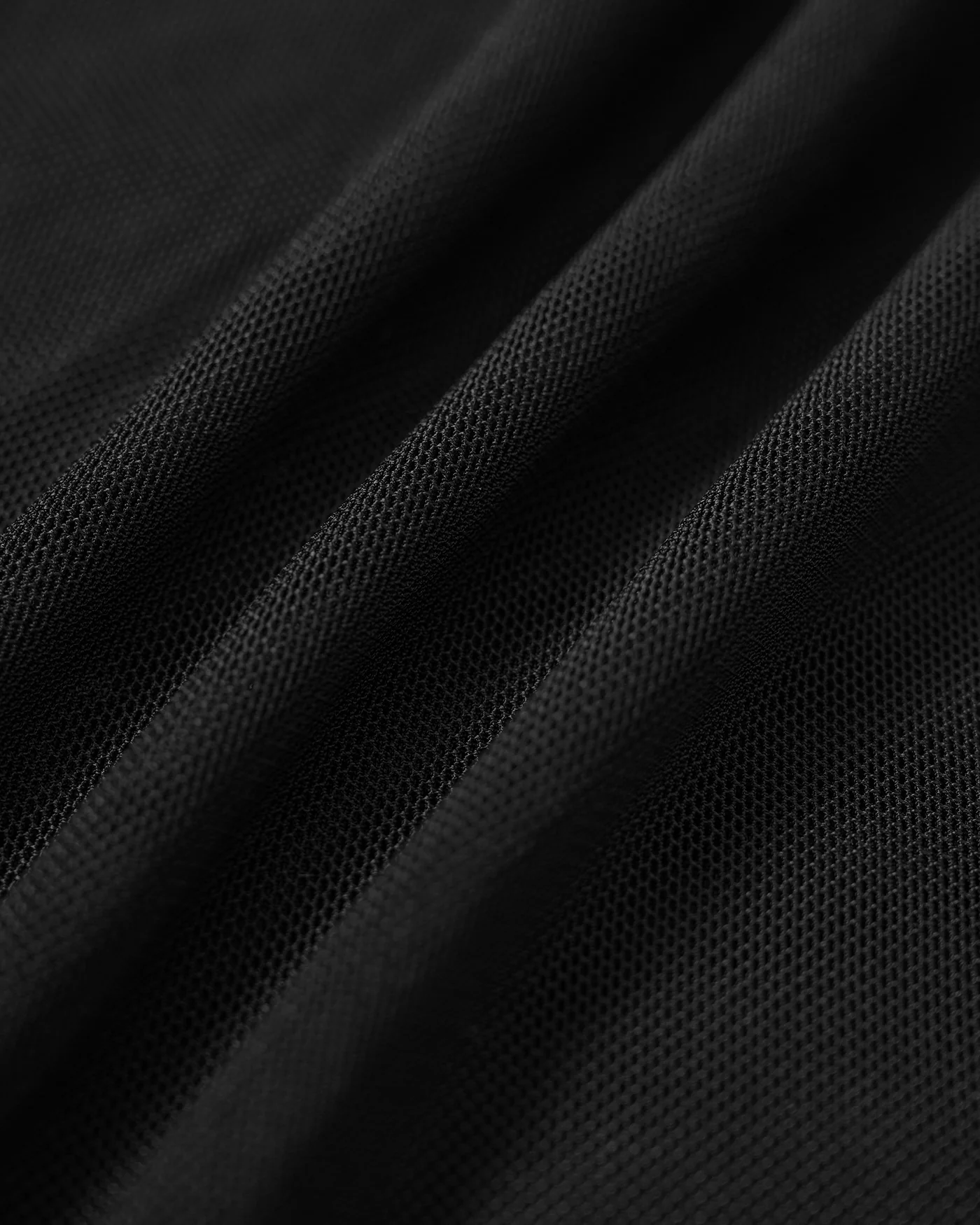 Black Ruffled Mesh Cover-up - Image 7