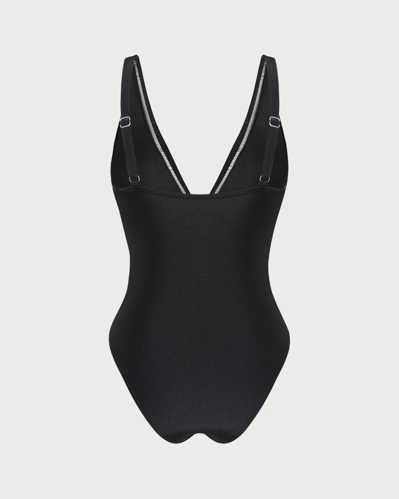 Black Solid Bralette One Piece - Image 4