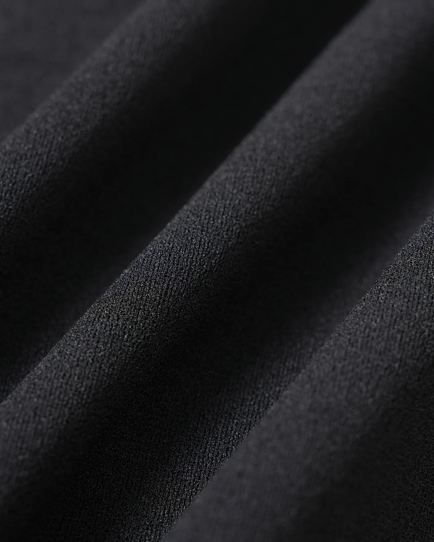 Black Solid Zipper Slip Midi Dress - Image 8