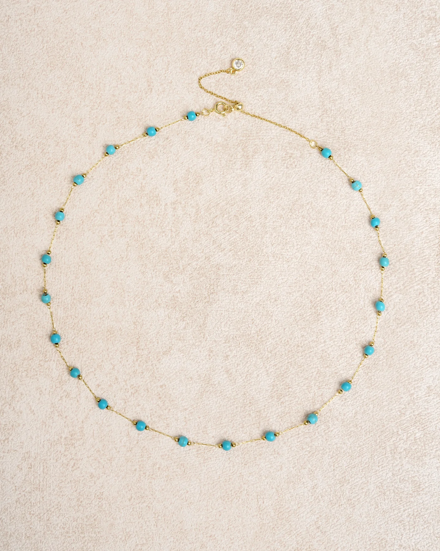 Blue Beads Necklace