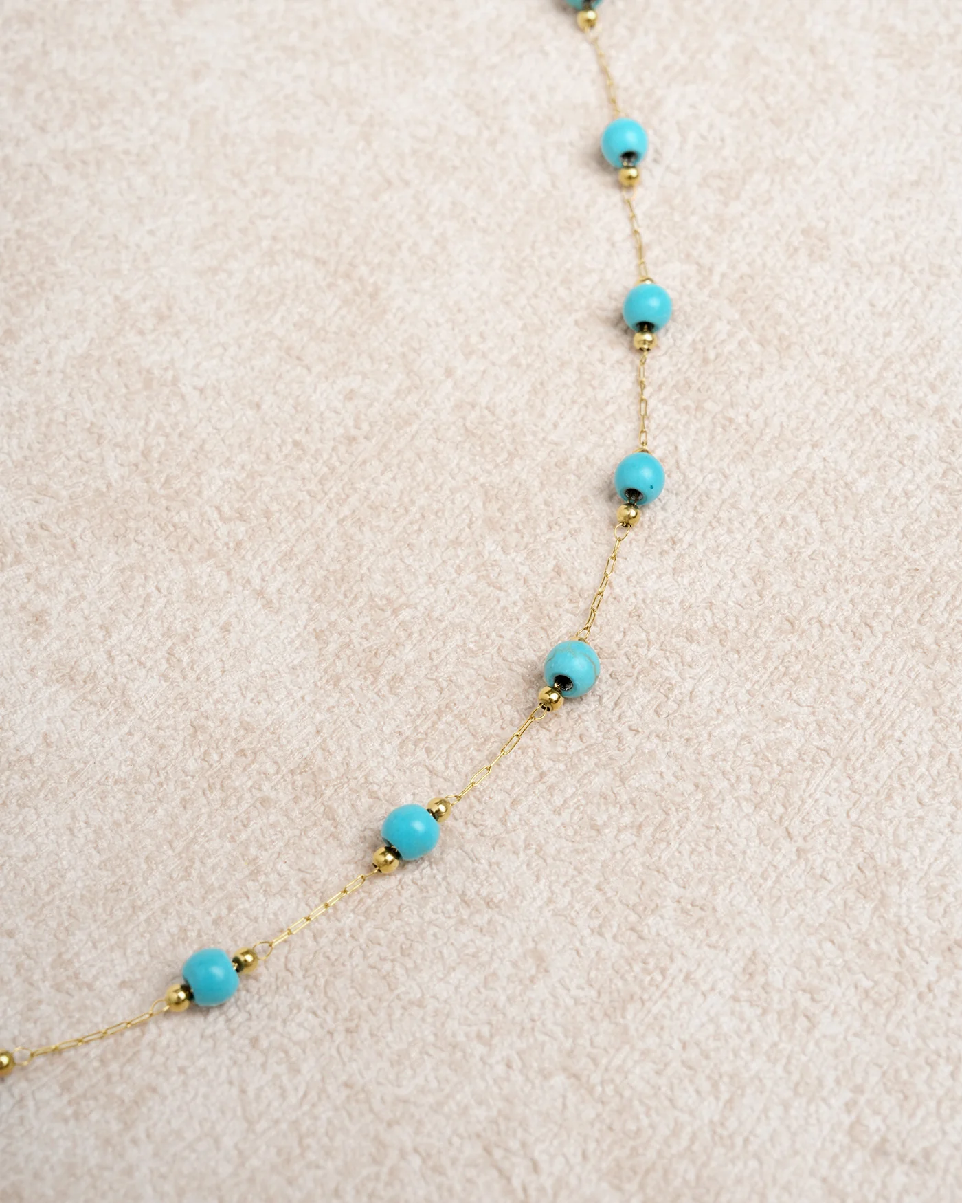 Blue Beads Necklace - Image 2
