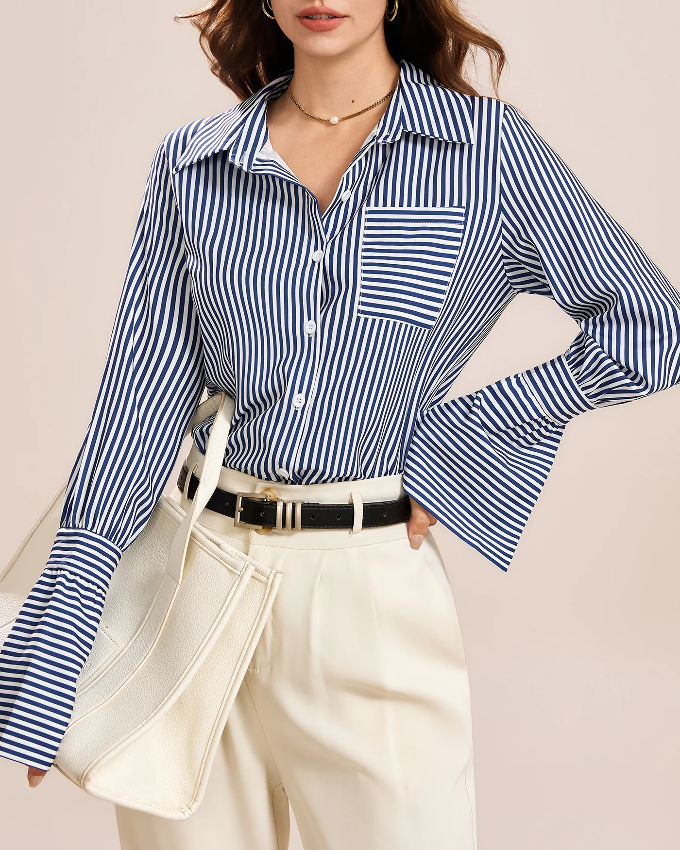 Blue Collar Button Shirt - Image 3
