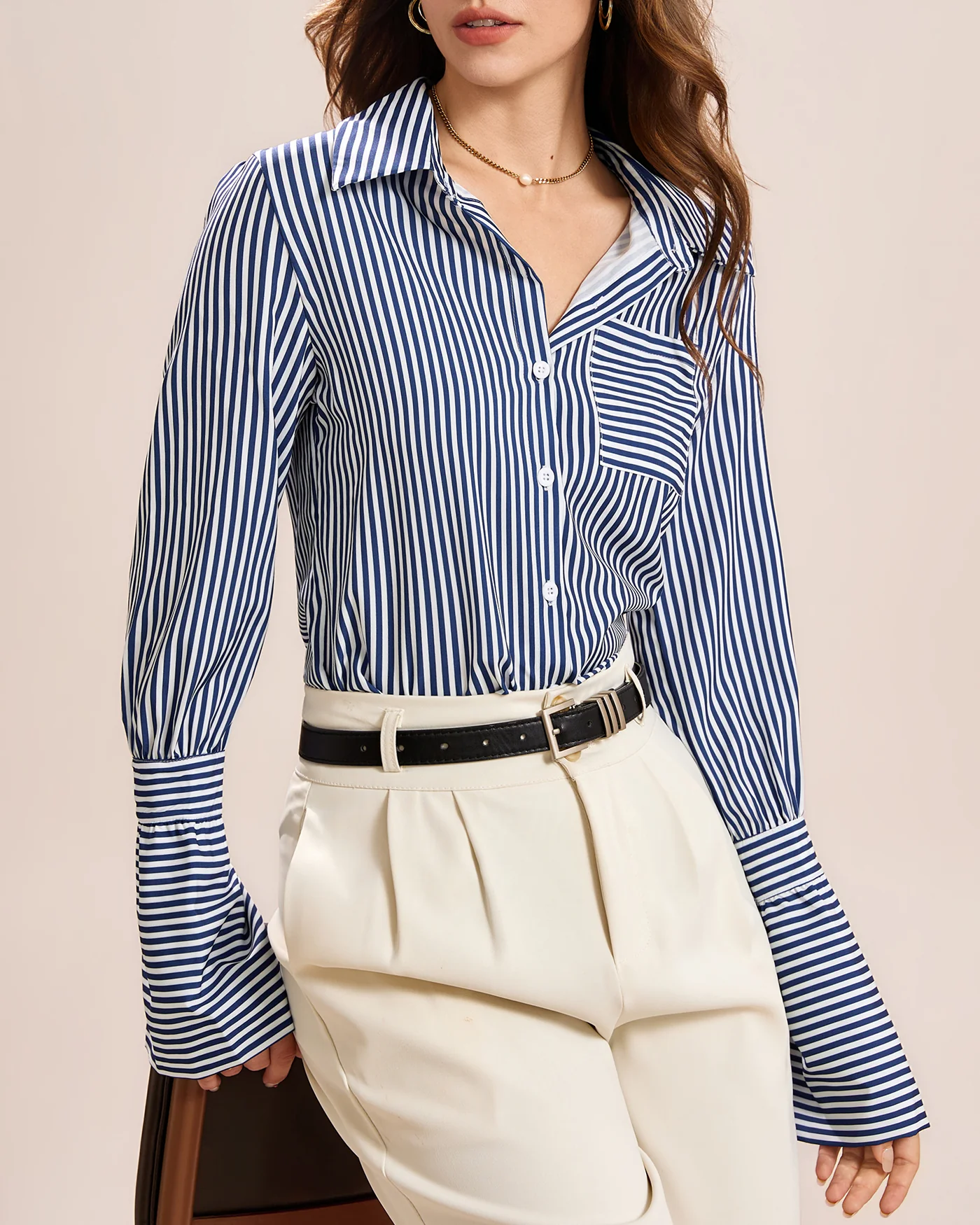 Blue Collar Button Shirt - Image 5
