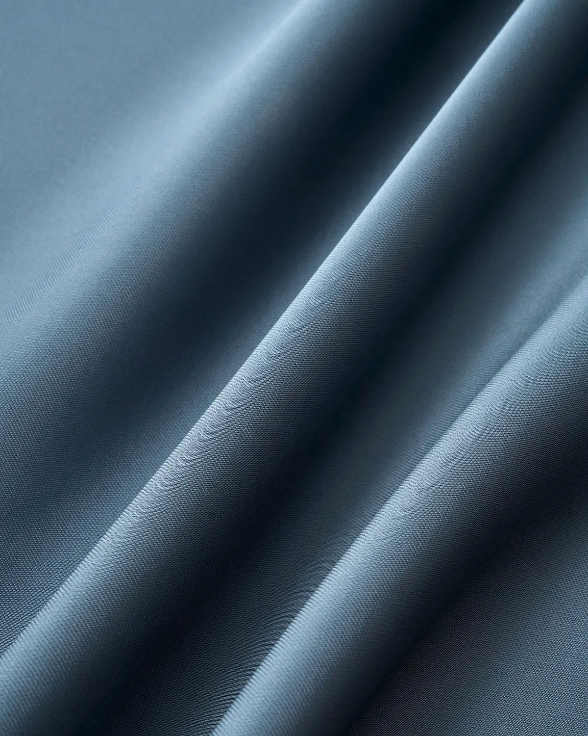 Blue Cowl Neck A-Line Midi Dress - Image 8