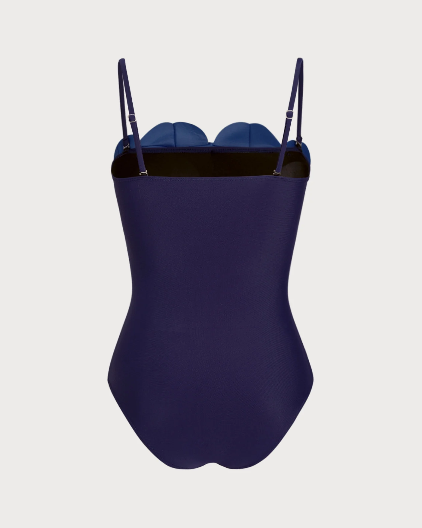 Blue Floral One Piece Swimwear - Image 4