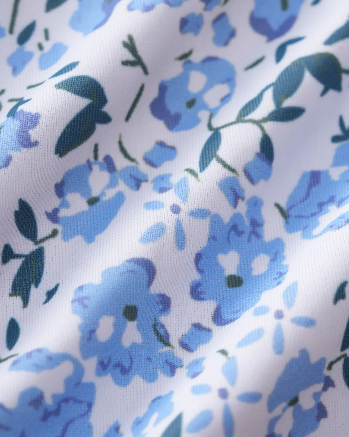 Blue Floral Triangle Bikini Set - Image 6