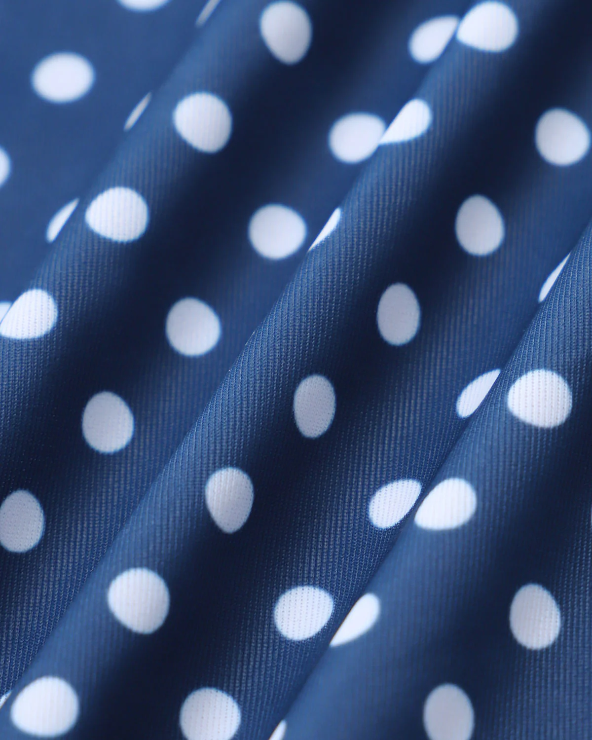 Blue Polka Dot One Piece Swimwear - Image 5