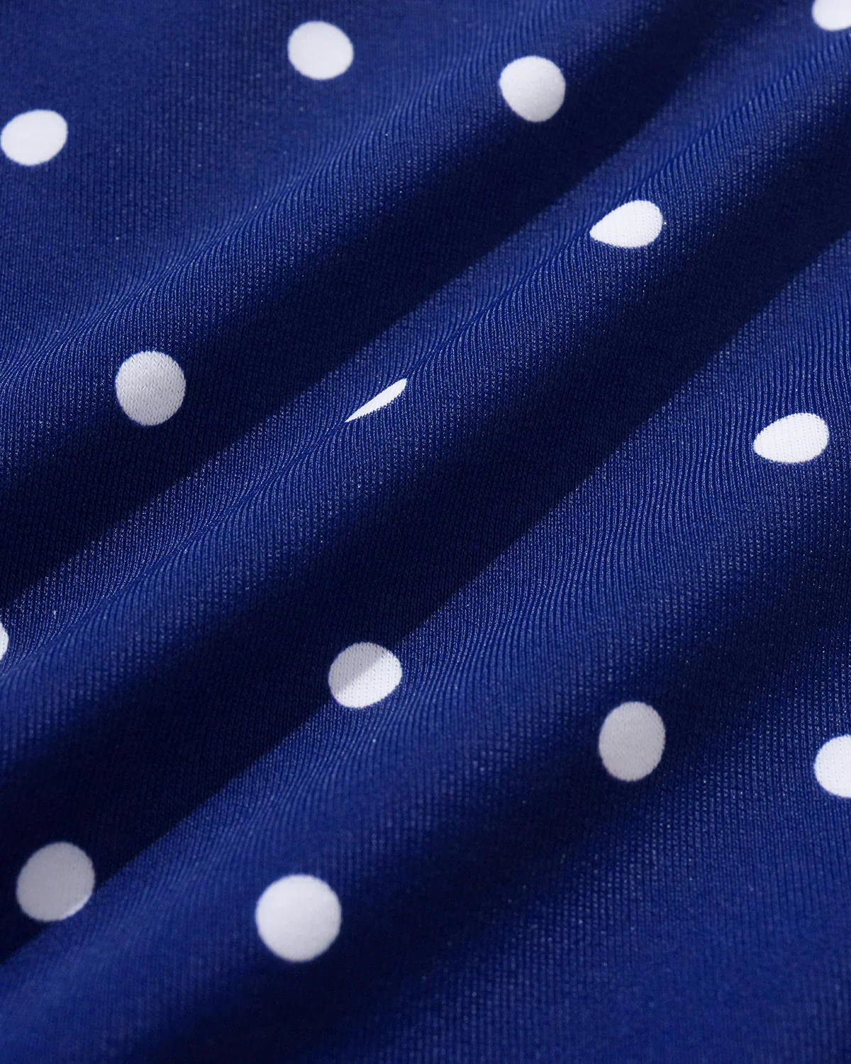 Blue Print Polka Dot One Piece Swimwear - Image 4