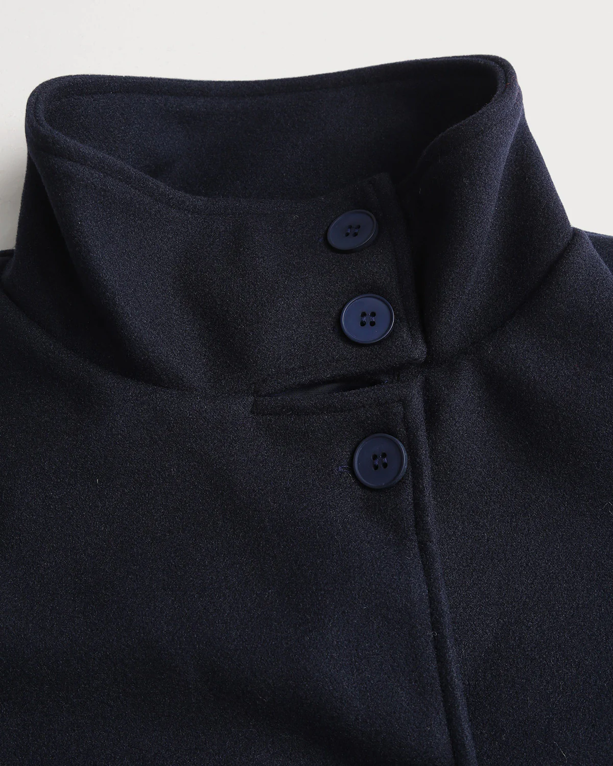 Blue Single Breasted Loose Jacket - Image 7