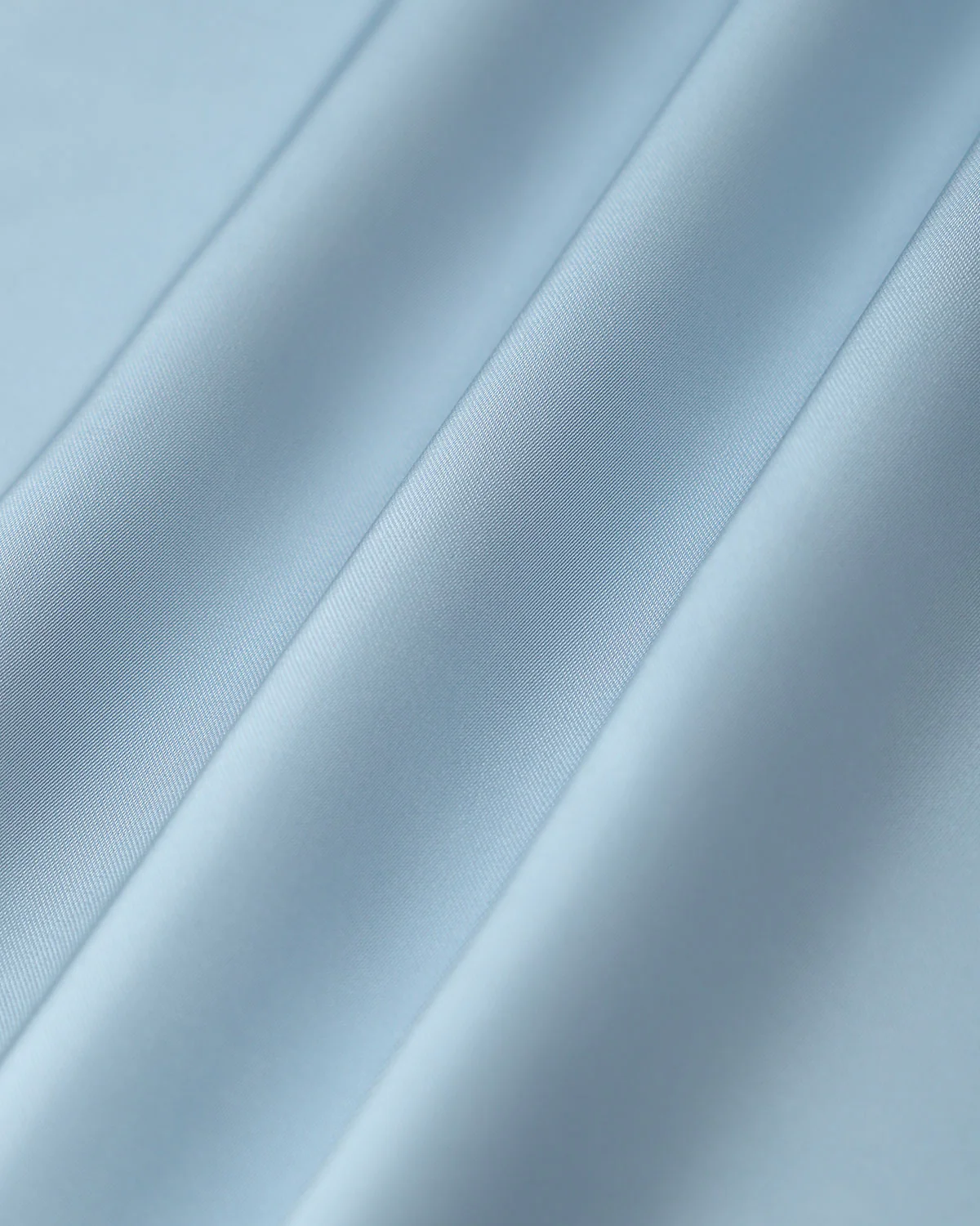 Blue Square Neck Ruffle Satin Midi Dress - Image 8