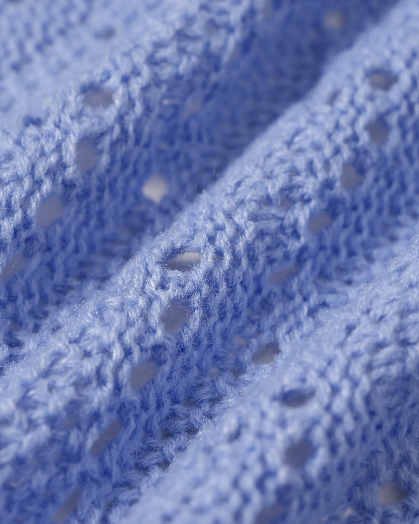 Blue Textured Contrasting Cover-up - Image 3