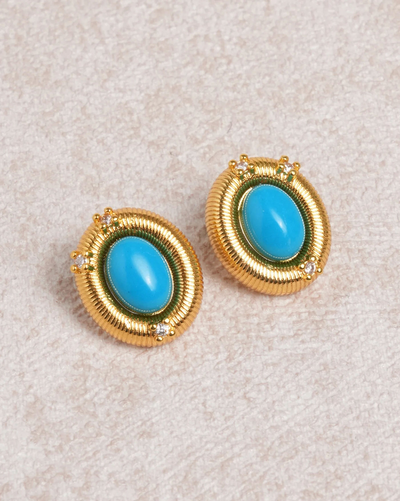 Blue Turquoise Earrings - Image 2