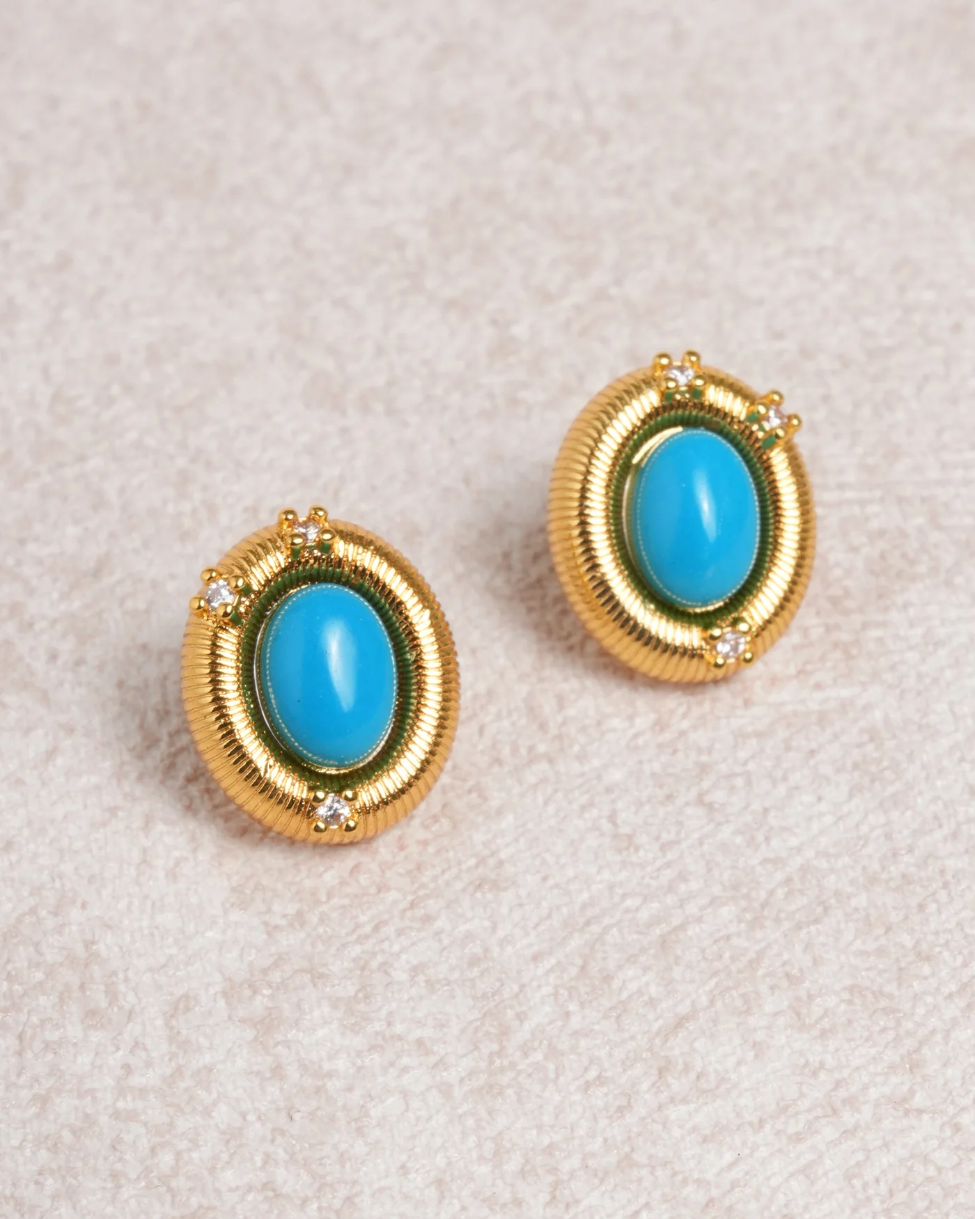 Blue Turquoise Earrings - Image 3