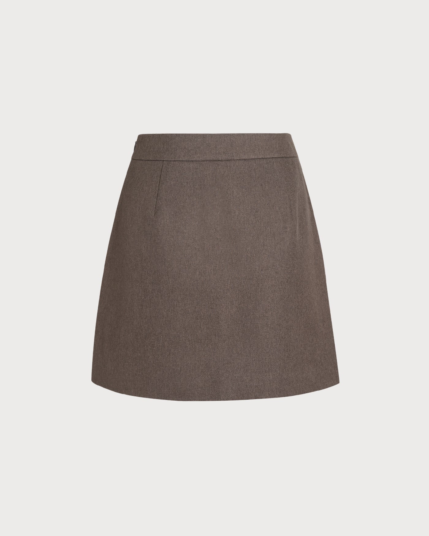 Brown A-Line Mini Skirt - Image 6