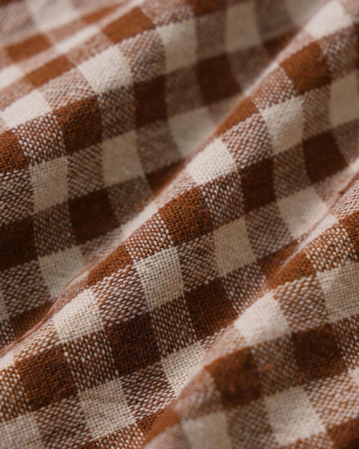 Brown Plaid Shirred Tank Top - Image 10