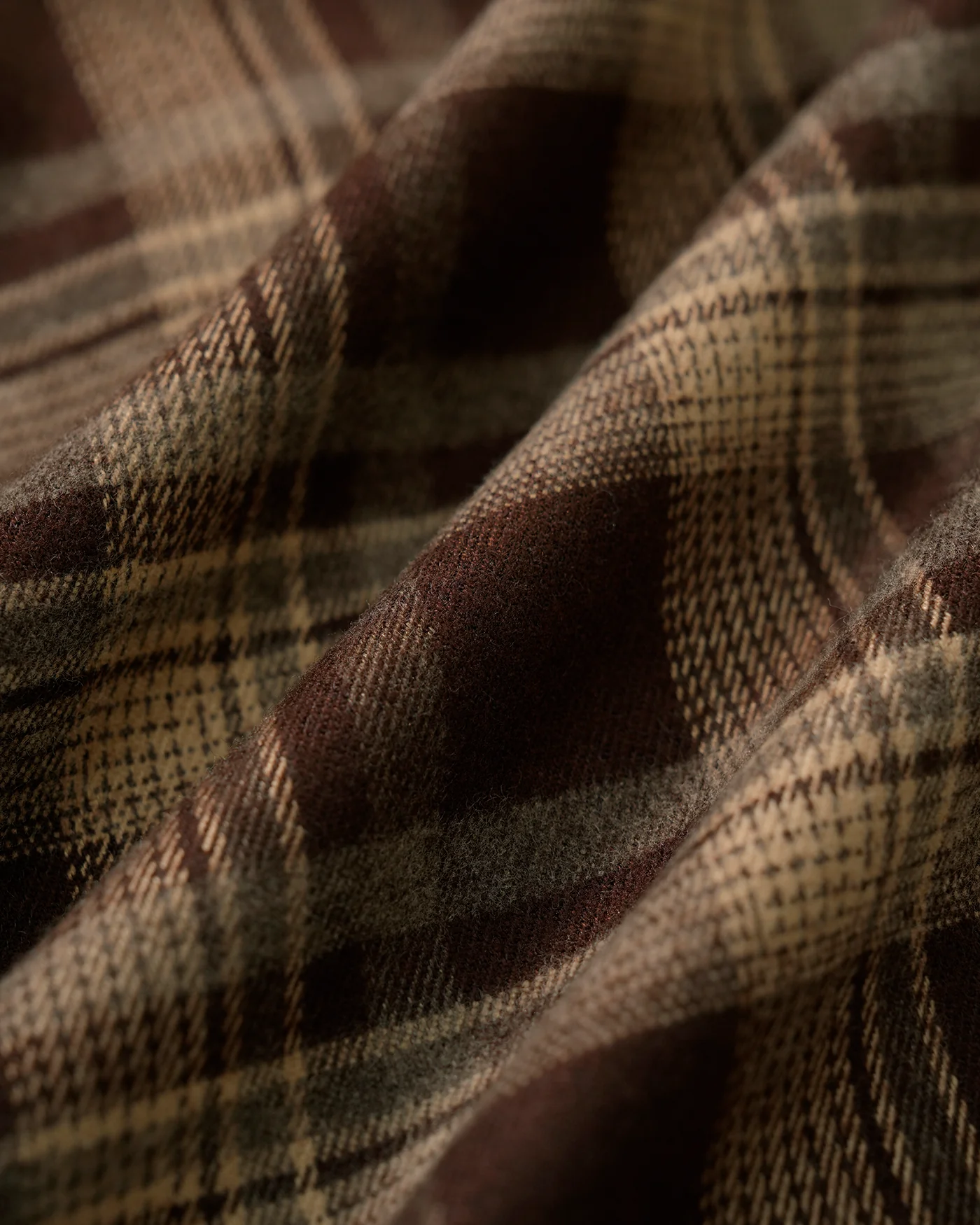 Brown Plaid Single Breasted Jacket - Image 9
