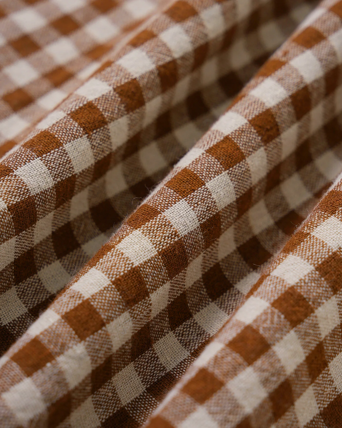 Brown Plaid Sleeveless Midi Dress - Image 15