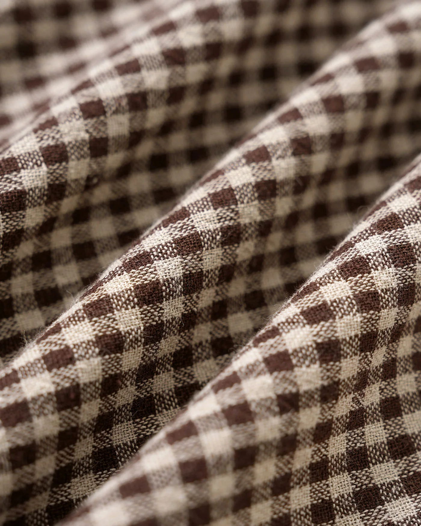 Brown Gingham Tie Strap Mini Dress - Image 8
