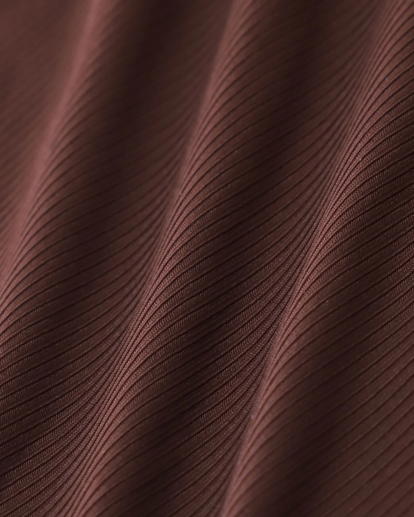 Brown Ribbed Knot Bikini Set - Image 4