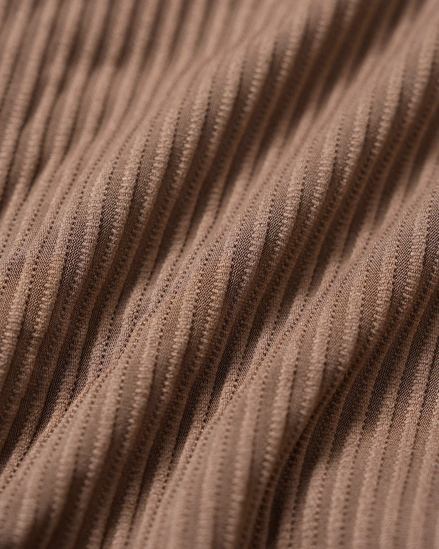 Brown Striped Triangle Bikini Set - Image 4