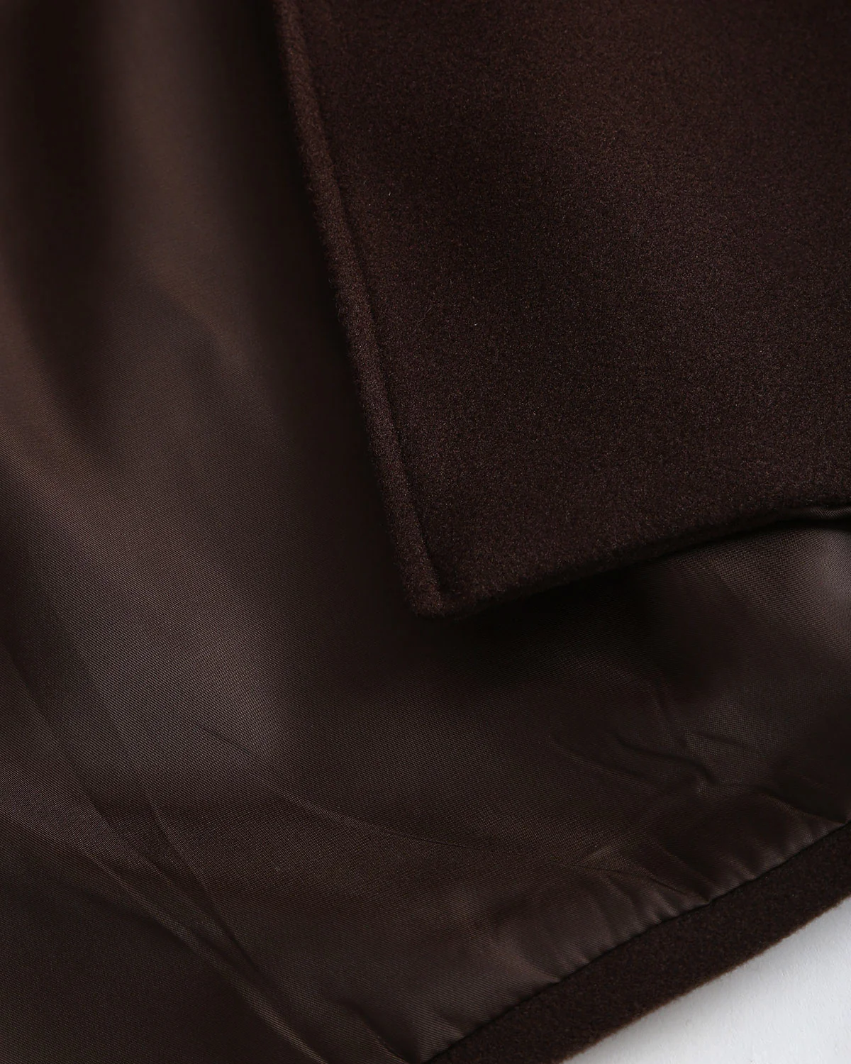 Coffee Belted Shawl Coat - Image 4