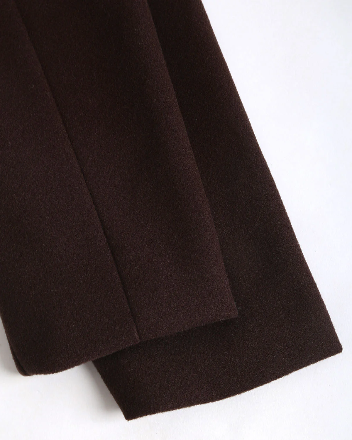 Coffee Belted Shawl Coat - Image 6