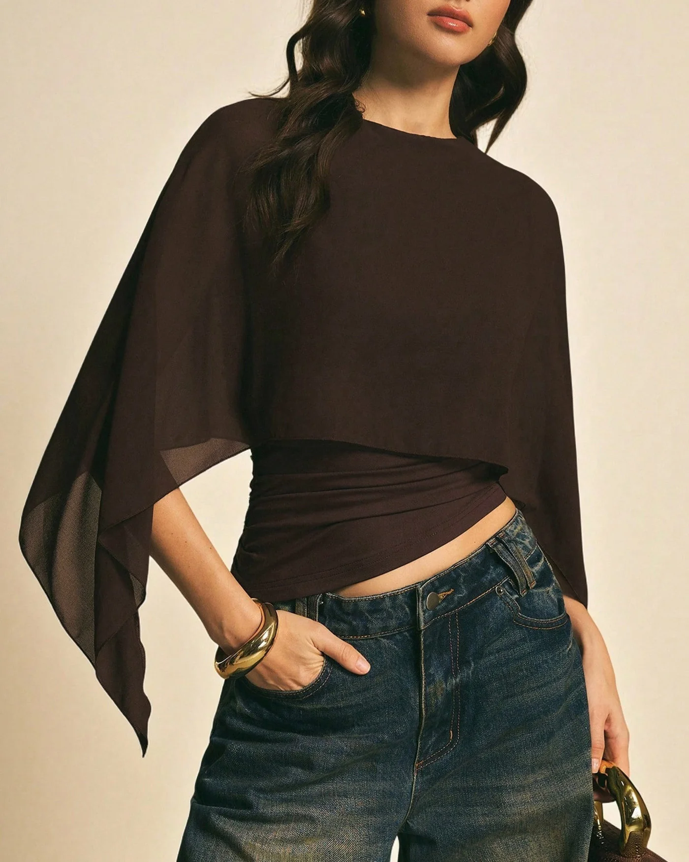 Coffee Cape Sleeve Tee - Image 2