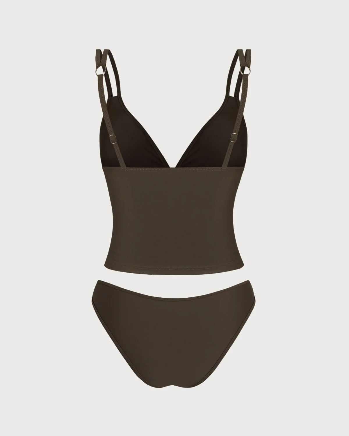 Coffee High Stretch Tankini Set - Image 3