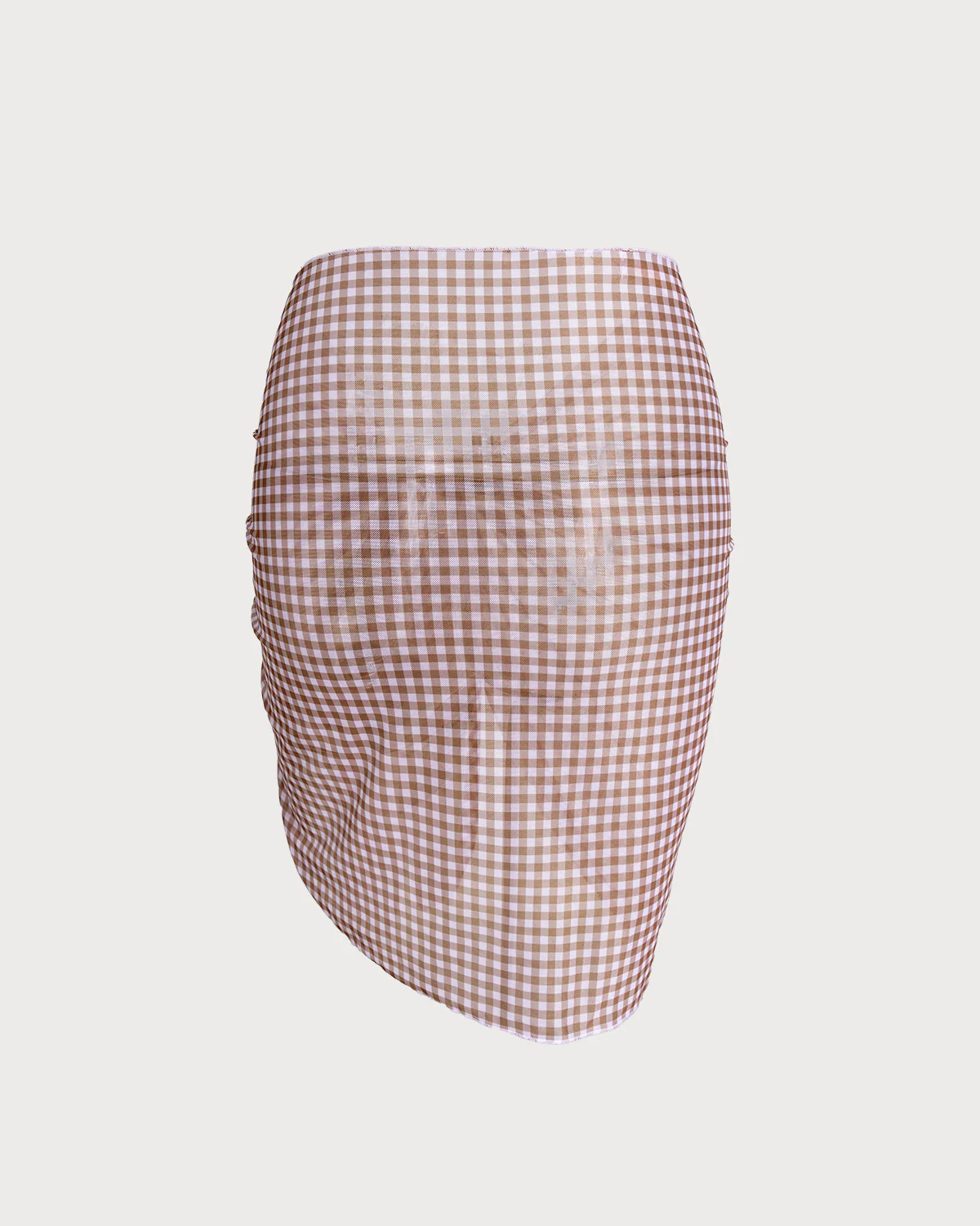 Coffee Plaid Cover-up - Image 2