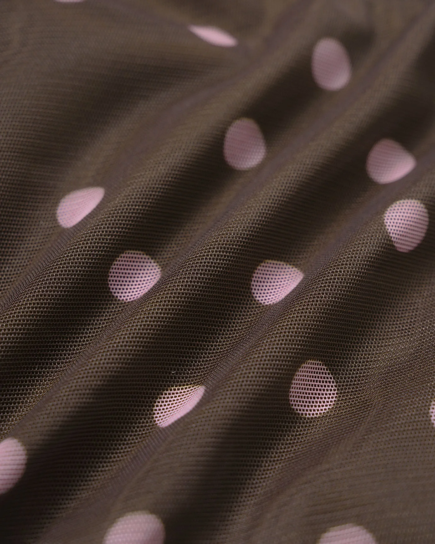 Coffee V Neck Polka Dot Tankini Set - Image 8