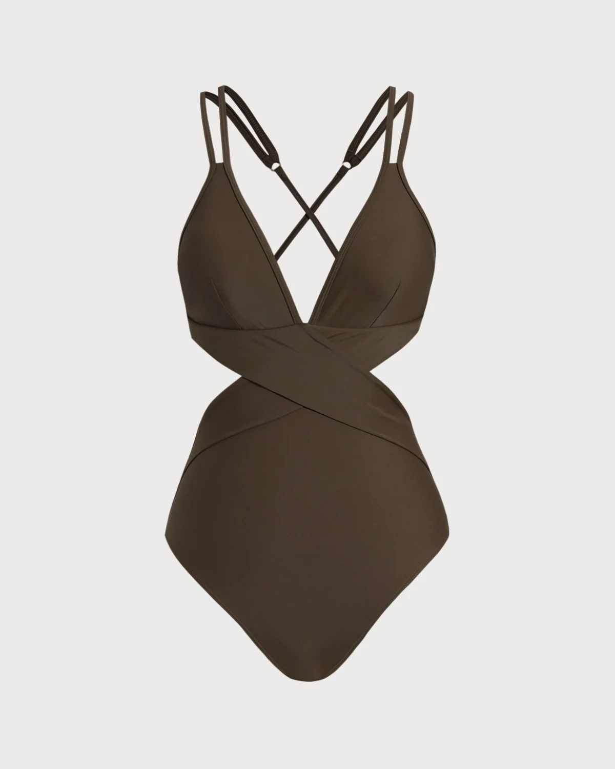 Coffee X Cross One Piece Swimwear - Image 3