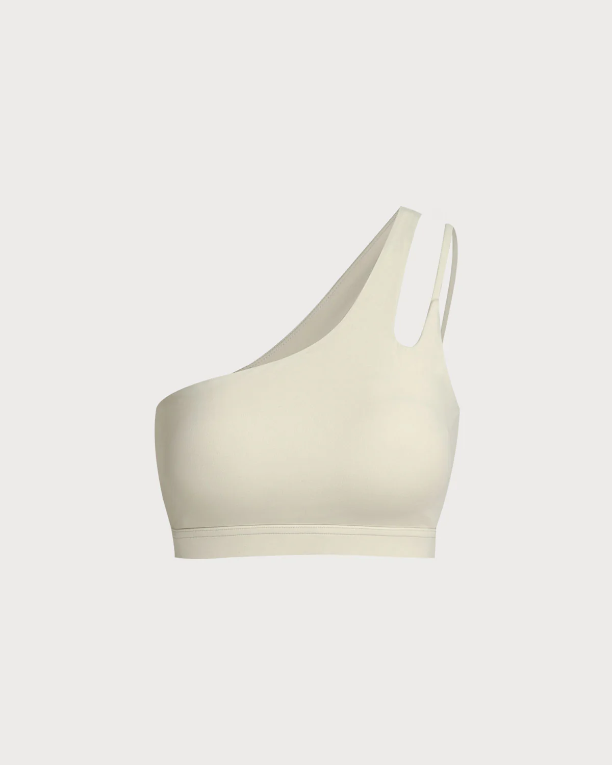 Apricot Cropped One Shoulder Yoga Cami Top - Image 5