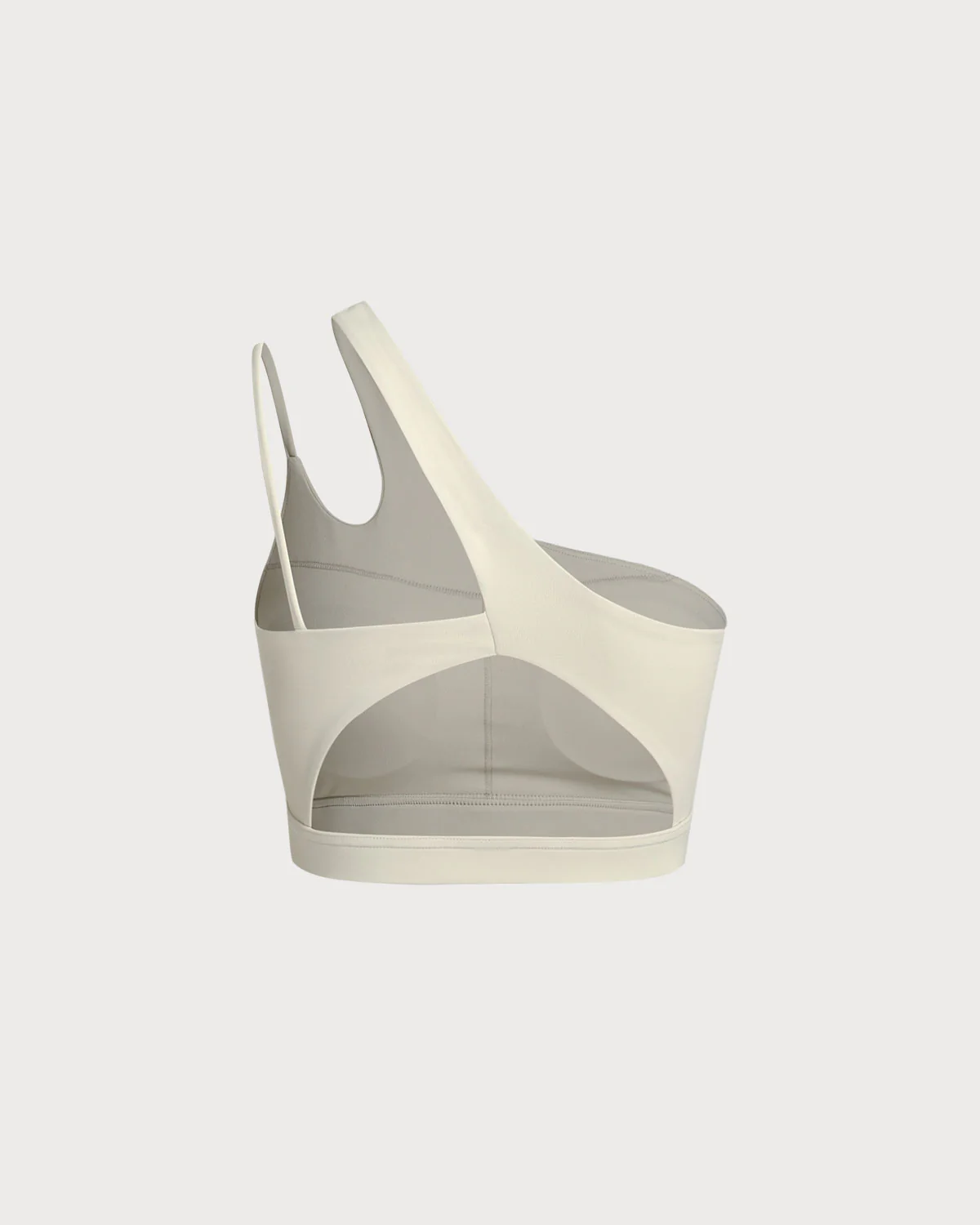 Apricot Cropped One Shoulder Yoga Cami Top - Image 7