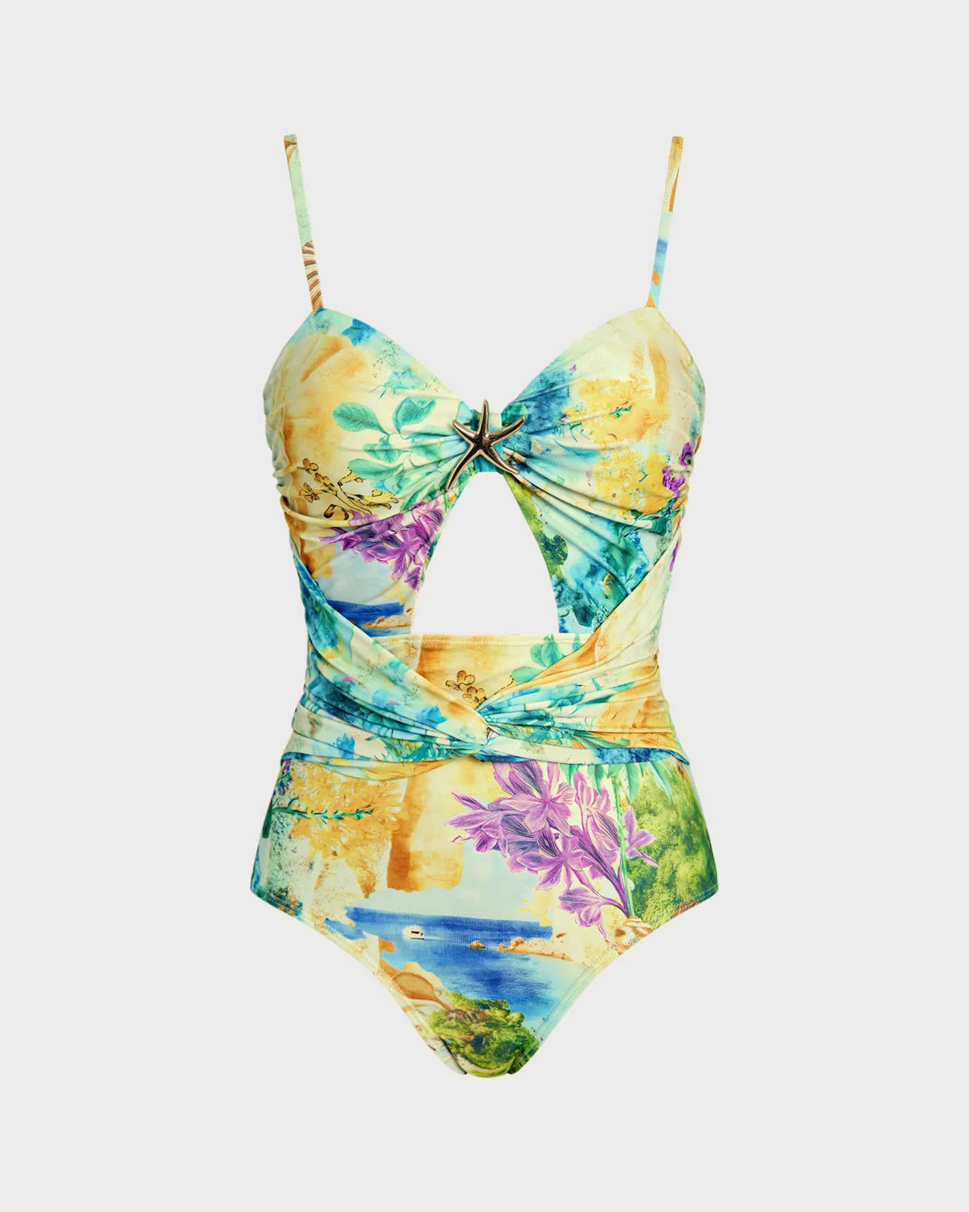 Floral Twist One Piece Swimwear - Image 2