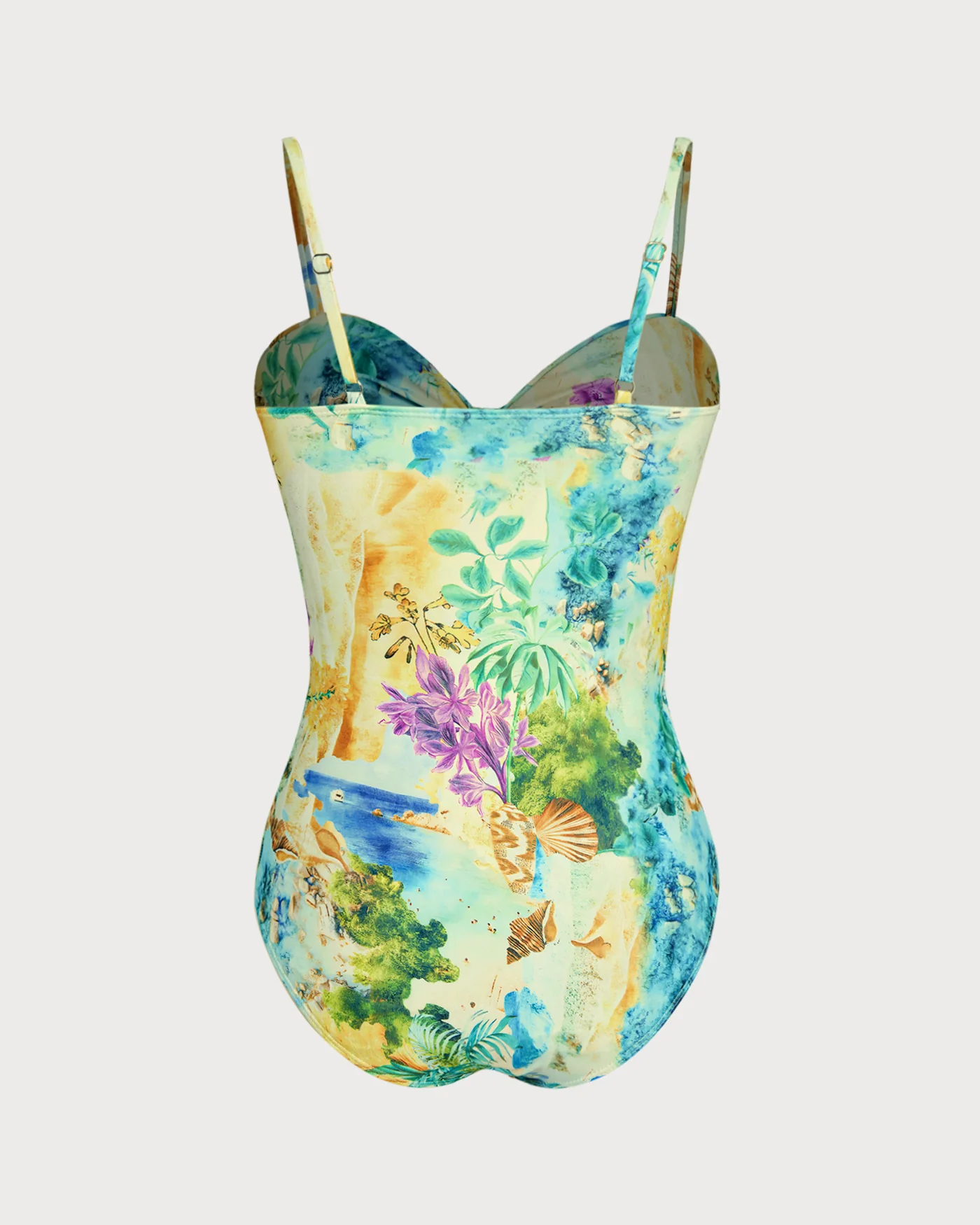 Floral Twist One Piece Swimwear - Image 4
