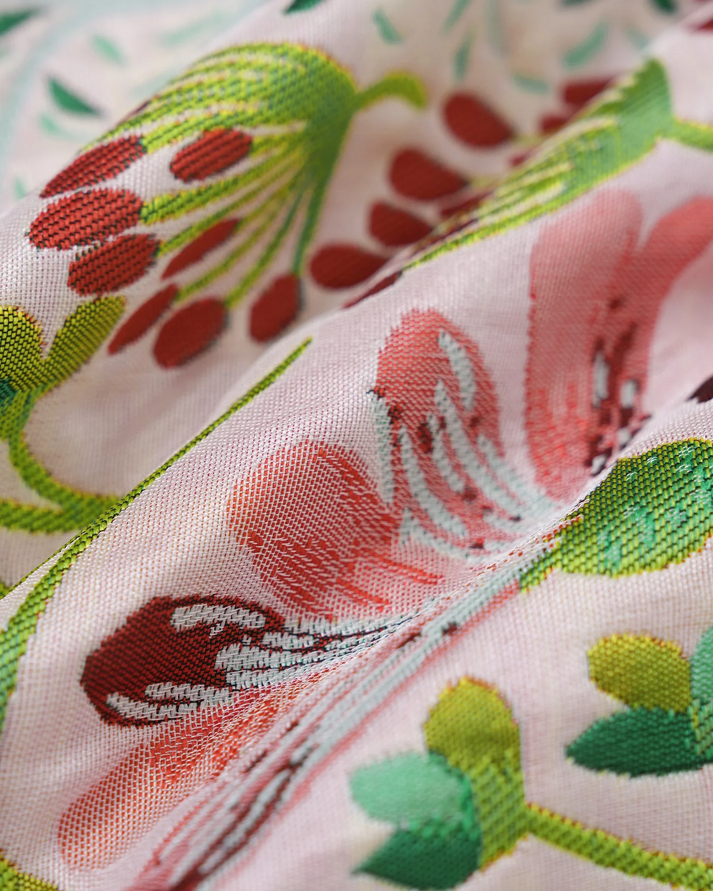 Floral Zipper Straight Skirt - Image 3
