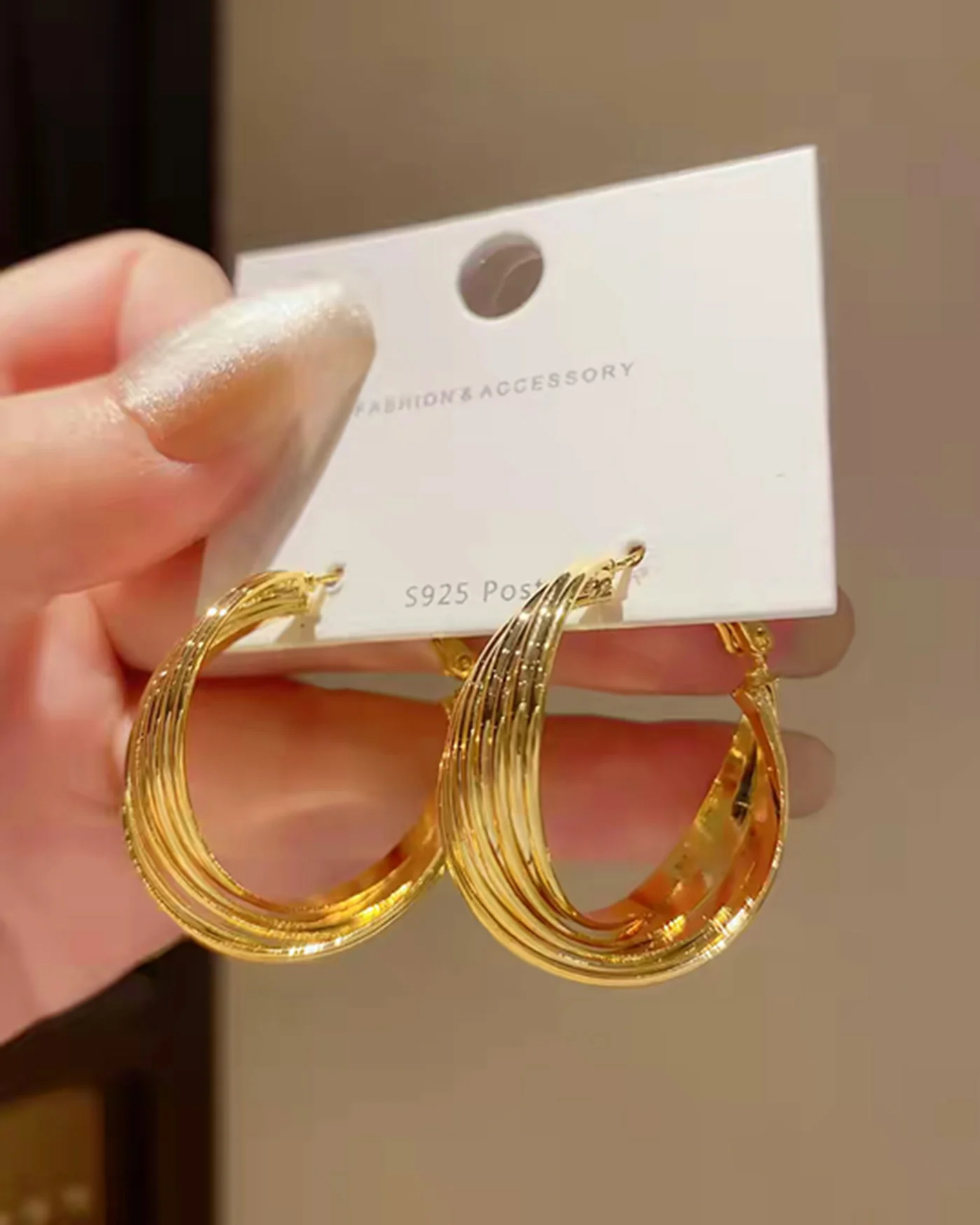 Gold Earrings - Image 3